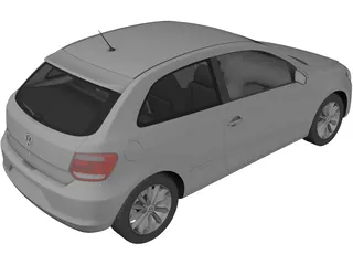 Volkwagen Gol (2013) 3D Model