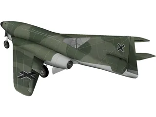 Messerschmidt Me 262 HG III 3D Model