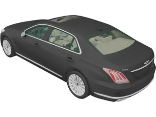 Genesis G90 (2017) 3D Model