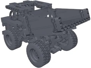 Lego Technic 42035 Mining Truck (2015) 3D Model