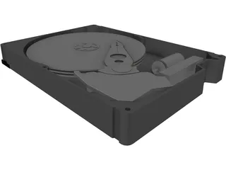 Harddrive (HDD) 3D Model