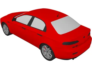 Alfa Romeo 159 Sedan 3D Model
