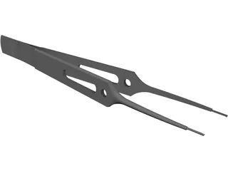 Forceps for Eye Surgery 3D Model