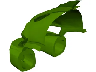 Bionicle Kanohi Miru Nuva Mask 3D Model