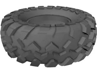 Tire 1.9 Rock Crawling 3D Model