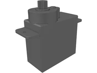 RC HS-55 Servo 3D Model