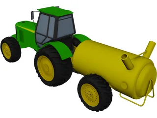 Tractor 3D Model