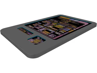 Star Trek TNG PADD 3D Model