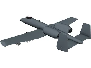 A-10 Warthog 3D Model