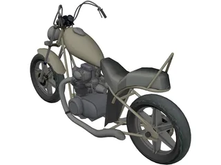 Motorcycle 3D Model