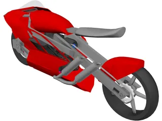 Motorcycle Concept 3D Model