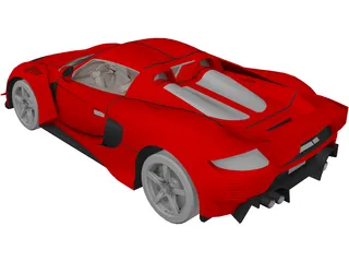 Porsche Carrera GT [Tuned] 3D Model