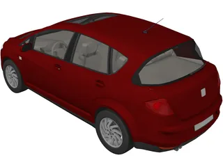 Seat Toledo 3D Model