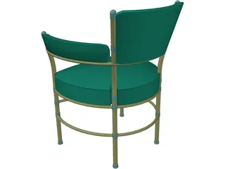 Chair Metal and Belt 3D Model