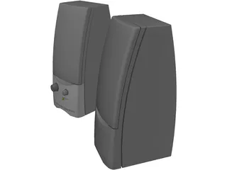 Computer Multimedia Speakers 3D Model
