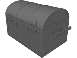 Treasure Chest 3D Model