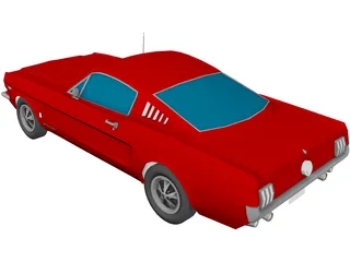 Ford Mustang (1965) 3D Model