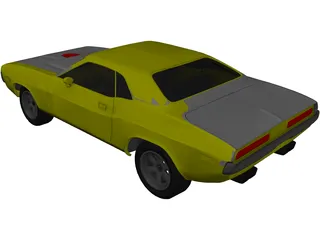 Chevrolet Camaro (1969) 3D Model