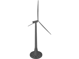 Offshore Windmill 3D Model