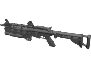 Lr3000 Assault Rifle  3D Model