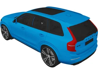 Volvo XC90 Design (2019) 3D Model