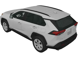 Toyota RAV4 LE (2019) 3D Model