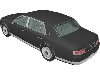 Toyota Century (2018) 3D Model