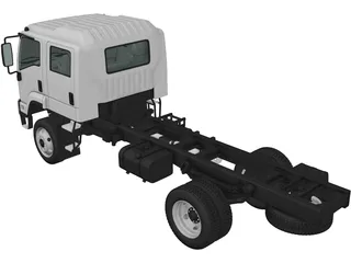 Isuzu FTS800 CrewCab Chassis (2014) 3D Model