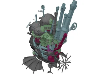 Howling Castle 3D Model