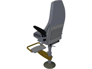 Command Ship Chair 3D Model