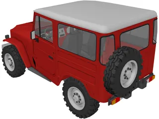 Toyota Land Cruiser FJ40 3D Model