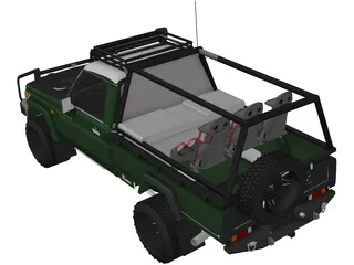 Toyota Land Cruiser FJ40 [Modified] 3D Model