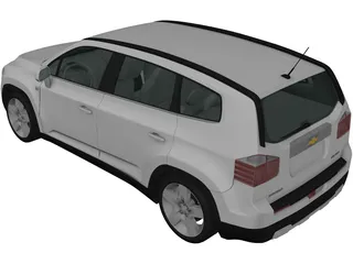 Chevrolet Orlando (2010) 3D Model