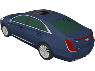 Cadillac XTS (2019) 3D Model