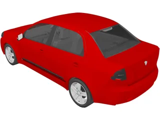Proton Saga FLX (2003) 3D Model