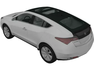 Acura ZDX (2012) 3D Model