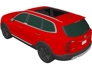 Kia Telluride (2019) 3D Model