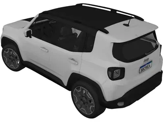Jeep Renegade Latitude (2015) 3D Model