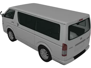 Toyota Hiace (2013) 3D Model