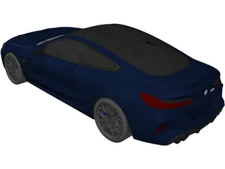 BMW M8 Competition (2020) 3D Model