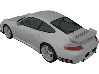 Porsche 991 [996] Turbo Coupe (2000) 3D Model