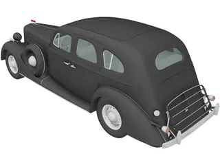 ZIS 101A (1939) 3D Model