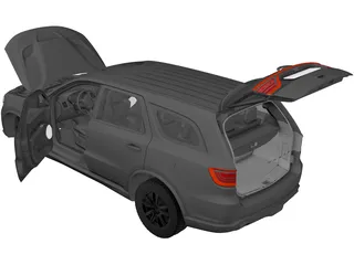 Dodge Durango SRT (2018) 3D Model