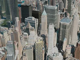 New York City, Lower Manhattan, USA (2020) 3D Model