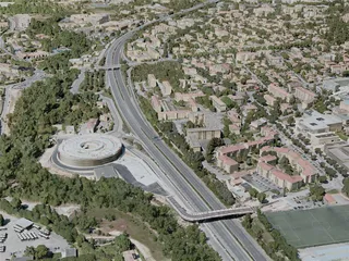 Aix-en-Provence City, France (2020) 3D Model