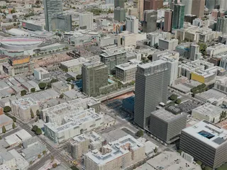 Los Angeles City, USA (2020) 3D Model