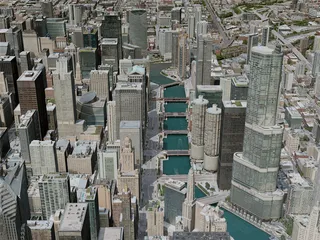 Chicago City, USA (2020) 3D Model
