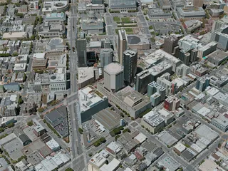 San Francisco City, USA (2020) 3D Model