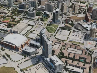 Dallas City, USA (2020) 3D Model