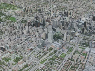 Montreal City, Canada (2020) 3D Model